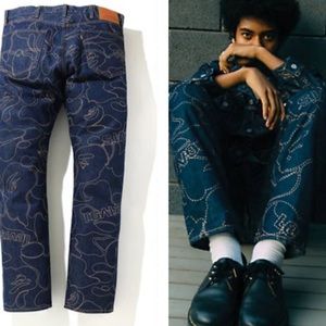 Bape | Jeans | Bape X Levis Camo 5 93 Modelindigo | Poshmark